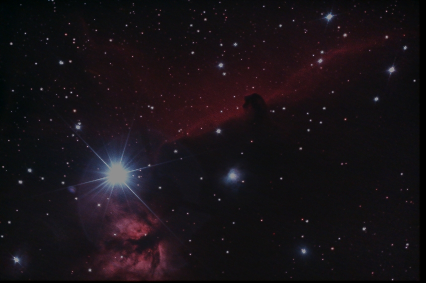 馬頭星雲　燃える木