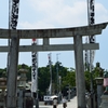炎天下のお参り