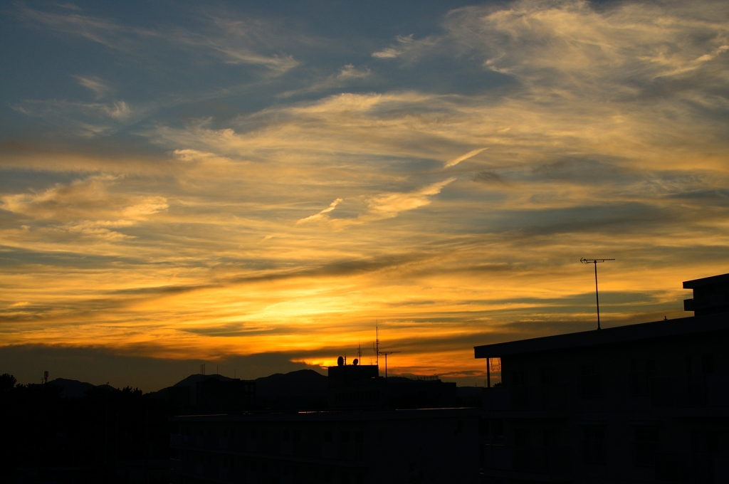 ２丁目の夕焼け