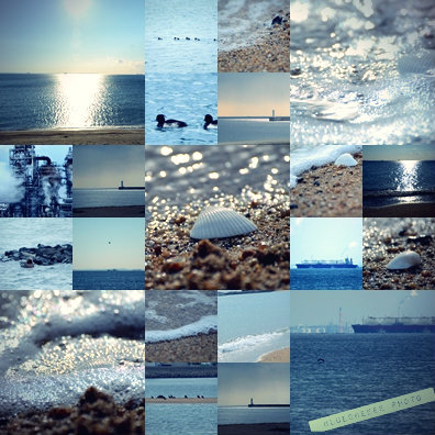 磯津海岸　（夏なのに冬バージョン）