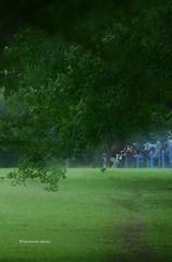 in the park