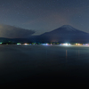 深夜の富士山…雪付属