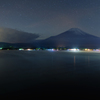 深夜の富士山…雪付属