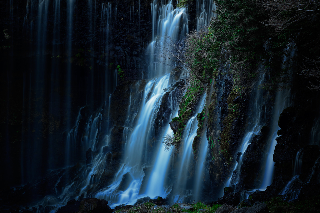 Water falls