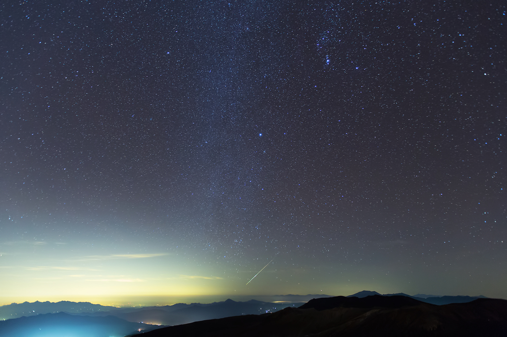 明るい流れ星、みっけ