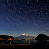 富士山と星たち