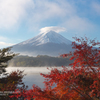 富士山と紅葉