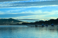 早朝の山中湖