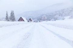 豪雪の白川郷