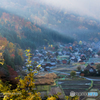 朝の白川郷