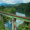 初夏の只見線・新潟県側