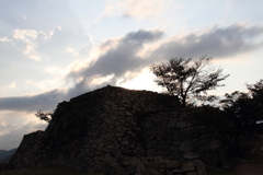 竹田城の夕景