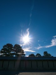 飛行機雲＠京都・御所