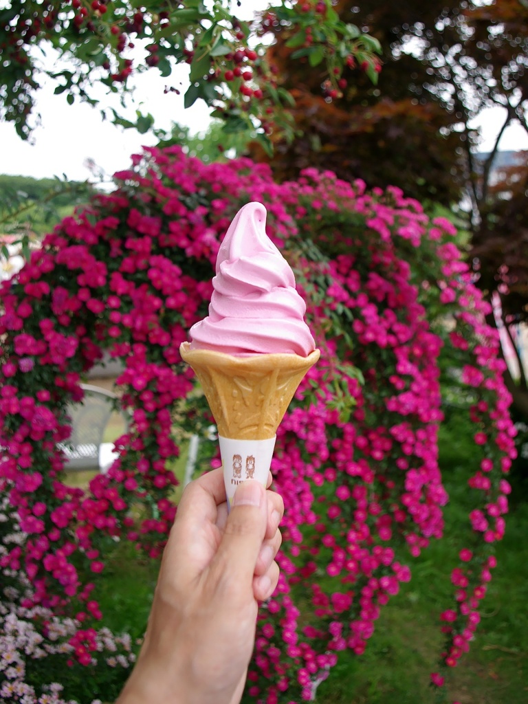 バラソフトクリーム