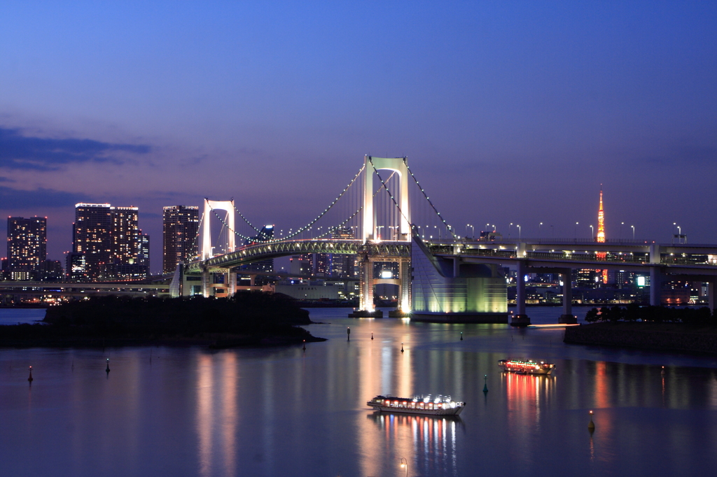 レインボーブリッヂ夜景