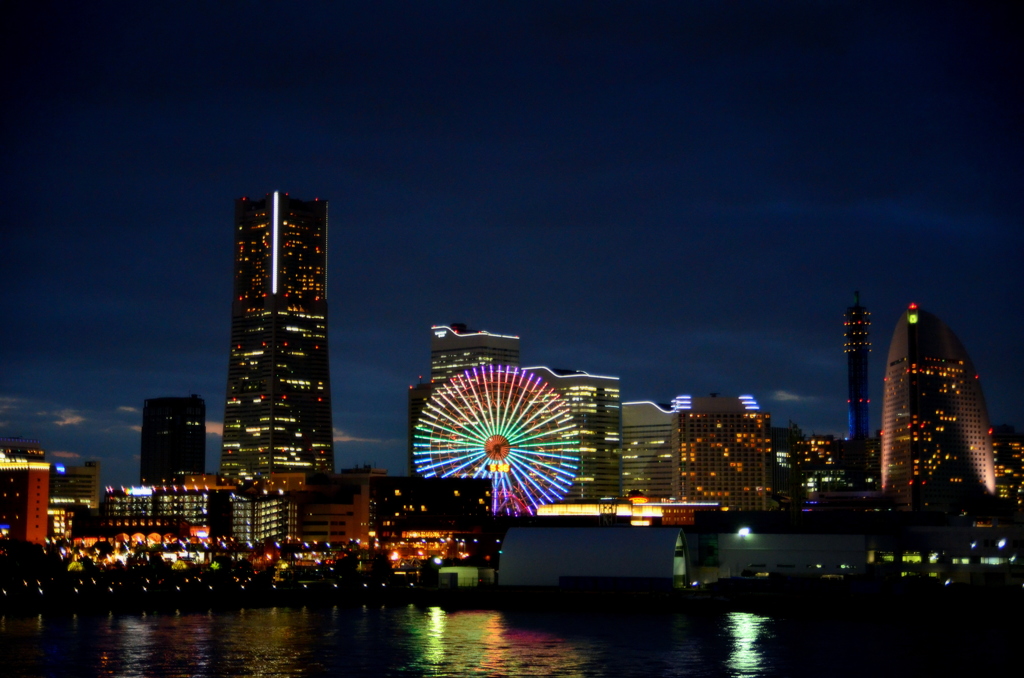 蒼闇に溶け込む