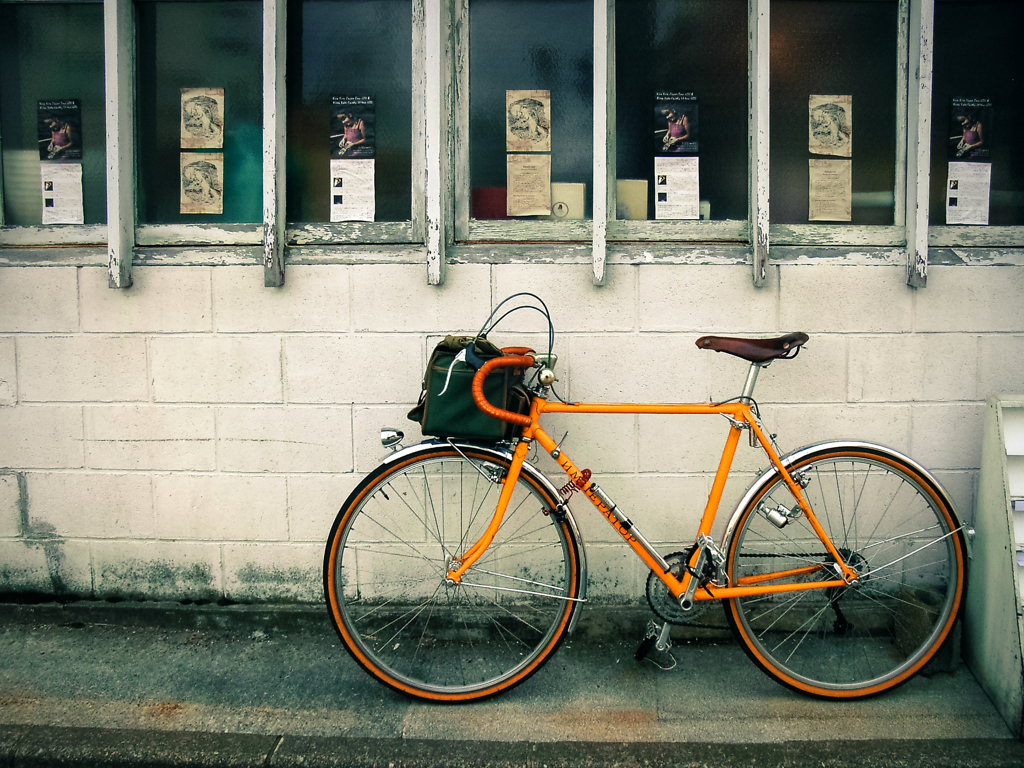 黄色い自転車