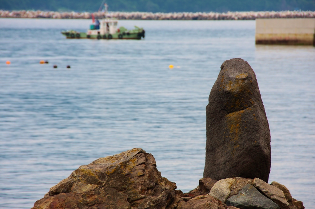 海を見守る竜神崎