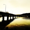 宮古大橋の夕暮れ
