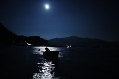 月夜と小舟