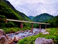 新里村の鉄橋