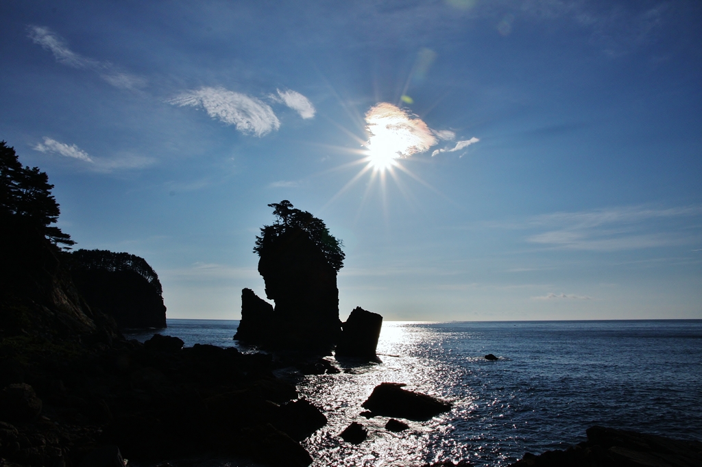 宮古市田老の三王岩