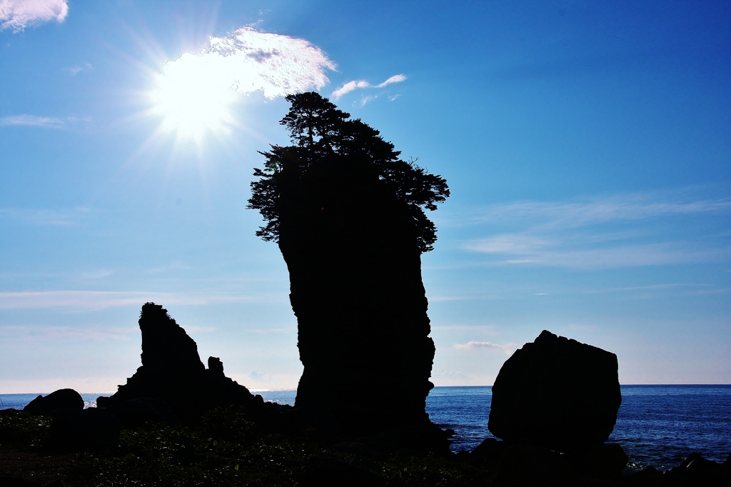 宮古市田老の三王岩