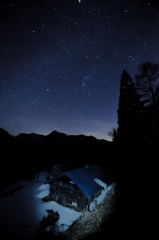 春を待つ山の家