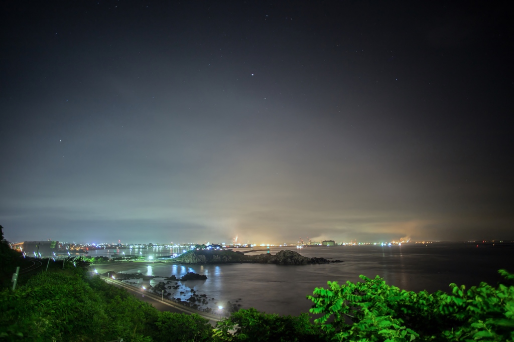 八戸の夜景