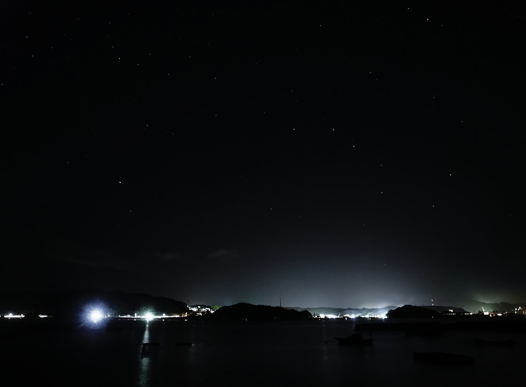 白浜の星空