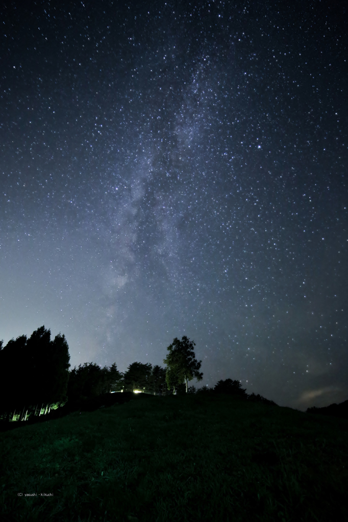 星空を見上げて