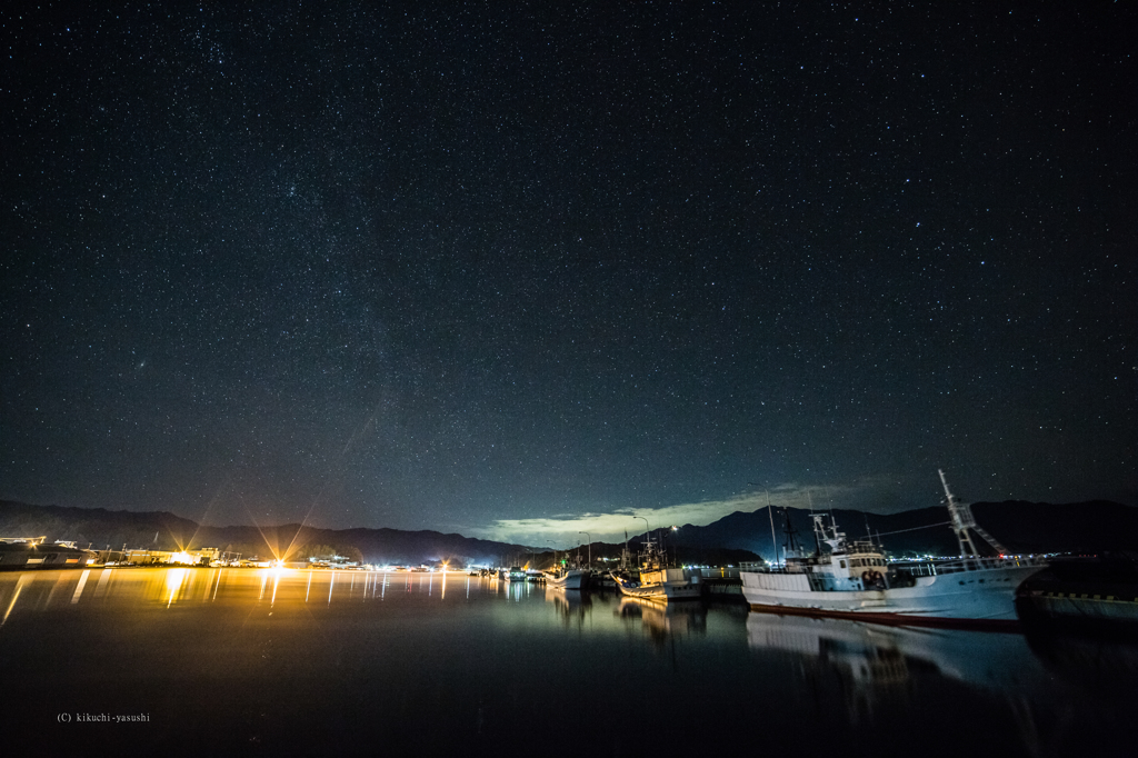 山田湾の夜空