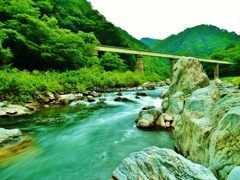 新里村の鉄橋