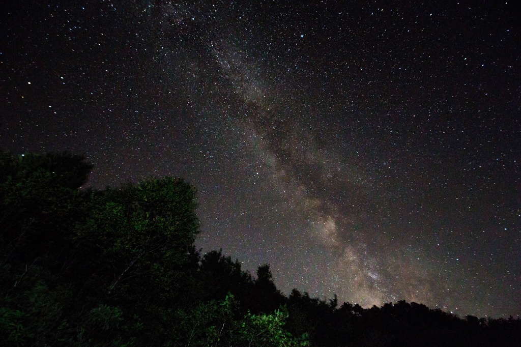 秋の夜空の天の川