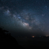真崎海岸の夜空