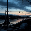 港町の夕暮れ