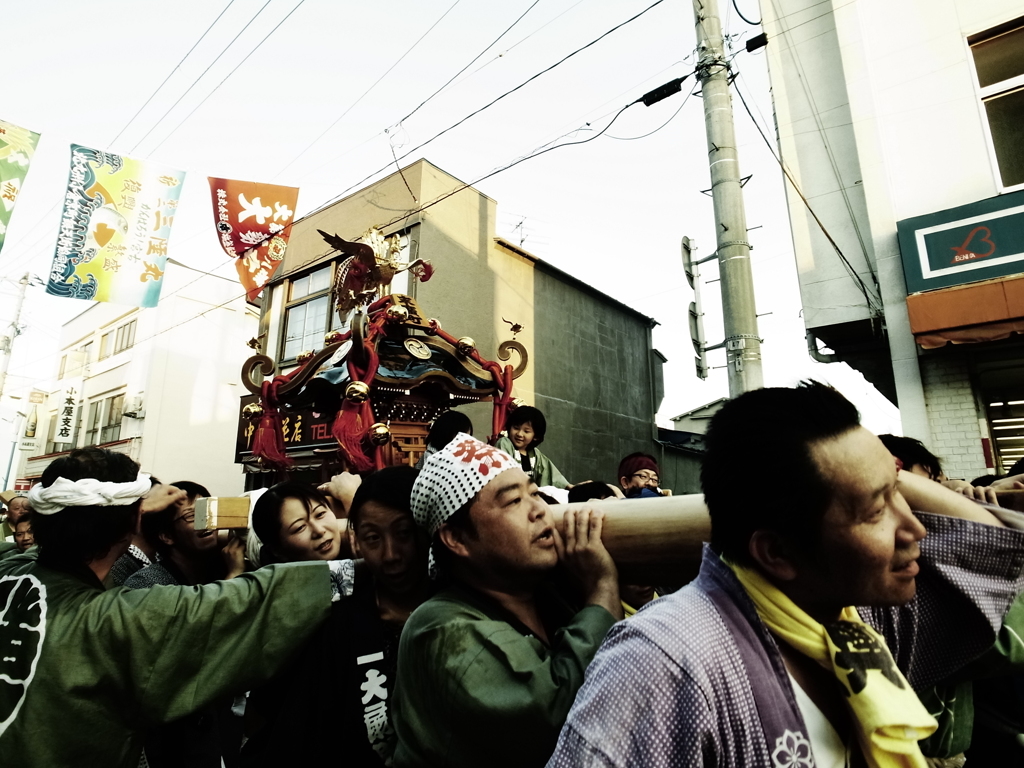 宮古夏祭りのお神輿