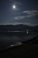 月夜の金浜
