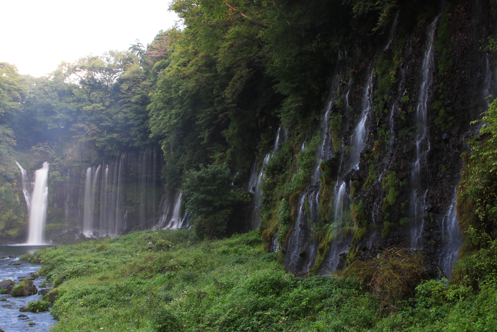 白糸の滝（下から）