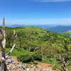 山頂より伊吹山方面