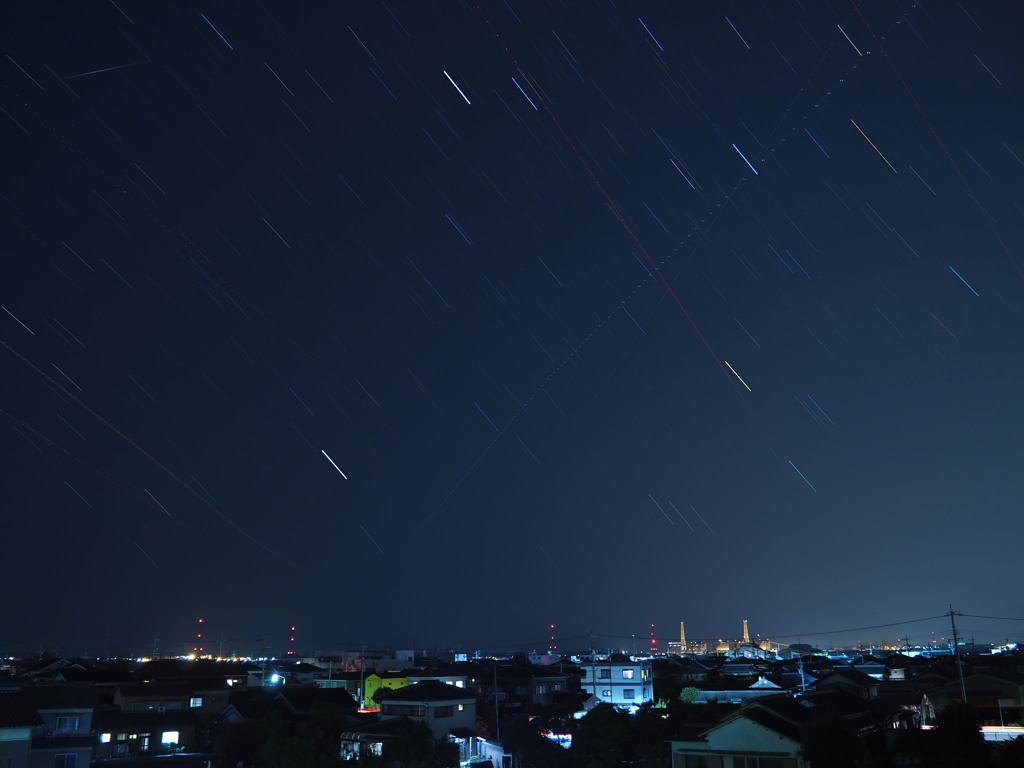 沈む冬の大三角