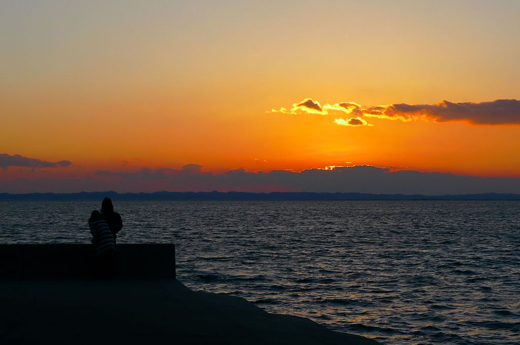 夕日に想う