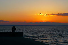 夕日に想う