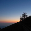 長者峰の夕暮れ
