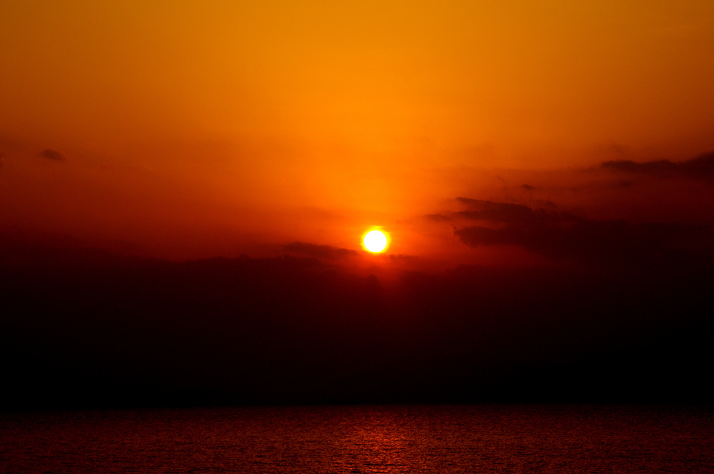 瀬戸内の夕陽☆