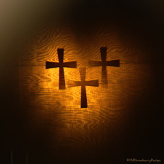 The cross of three shades