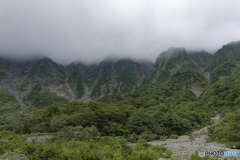 大山 行者谷
