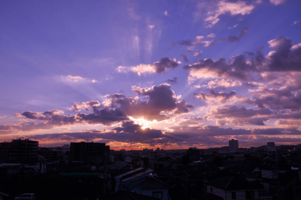 日没と空