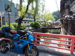橋の上
