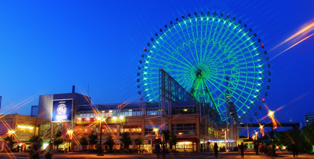 大阪海遊館夜景